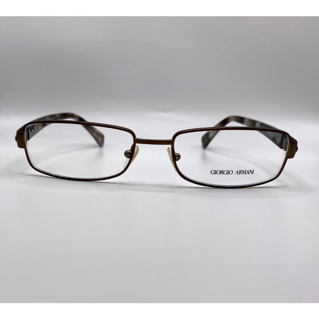 Giorgio Armani GA 687 5J7 Brown Metal Eyeglasses Frame 53-17-140 Italy