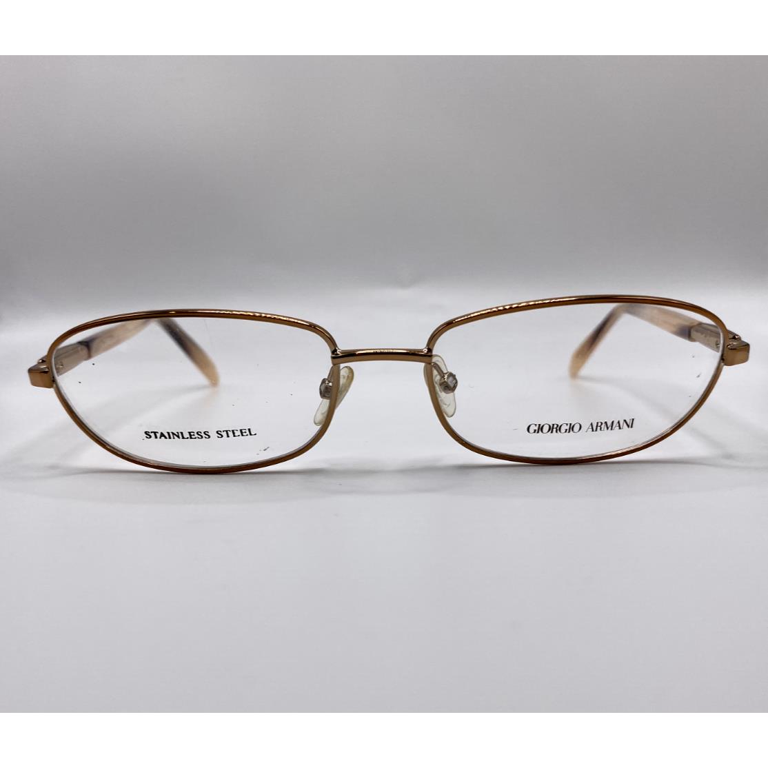 Giorgio Armani GA 391 Hrl Bronze Metal Optical Eyeglasses Frame 53-16-135 Italy