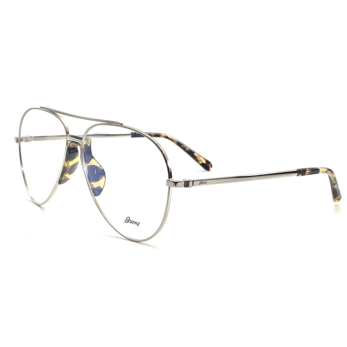 Brioni BR0052O 003 Silver Eyeglasses 58-13 145