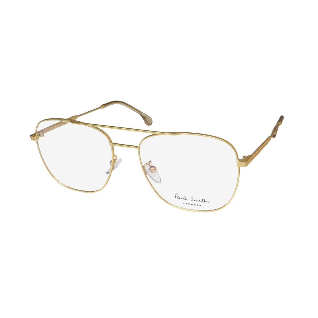 Paul Smith Avery Italian Mafia Boss Looks Handmade Mens Eyeglass Frame/glasses Matte Gold