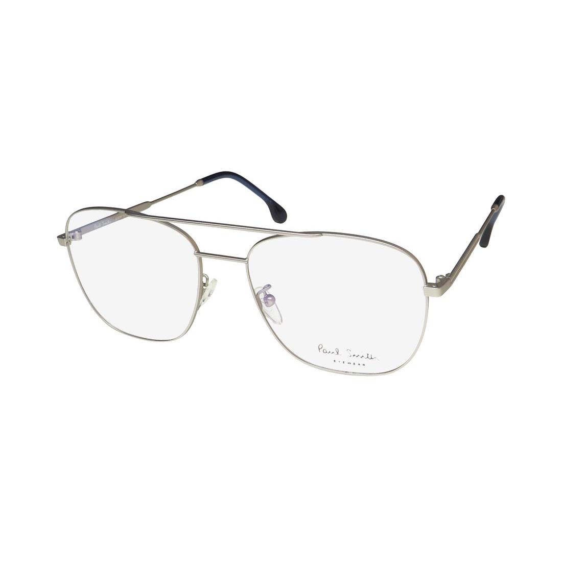 Paul Smith Avery Italian Mafia Boss Looks Handmade Mens Eyeglass Frame/glasses Matte Silver