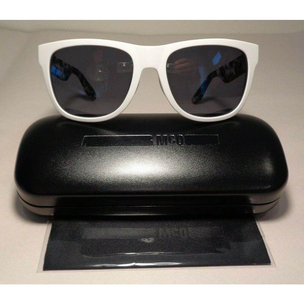 Mcq by Alexander Mcqueen MQ0018SA White Black Grey Men`s Sunglasses