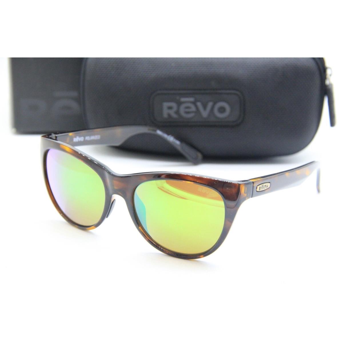 Revo RE 1037 02 Barclay Polarized Havana Sunglasses W/case 54-17