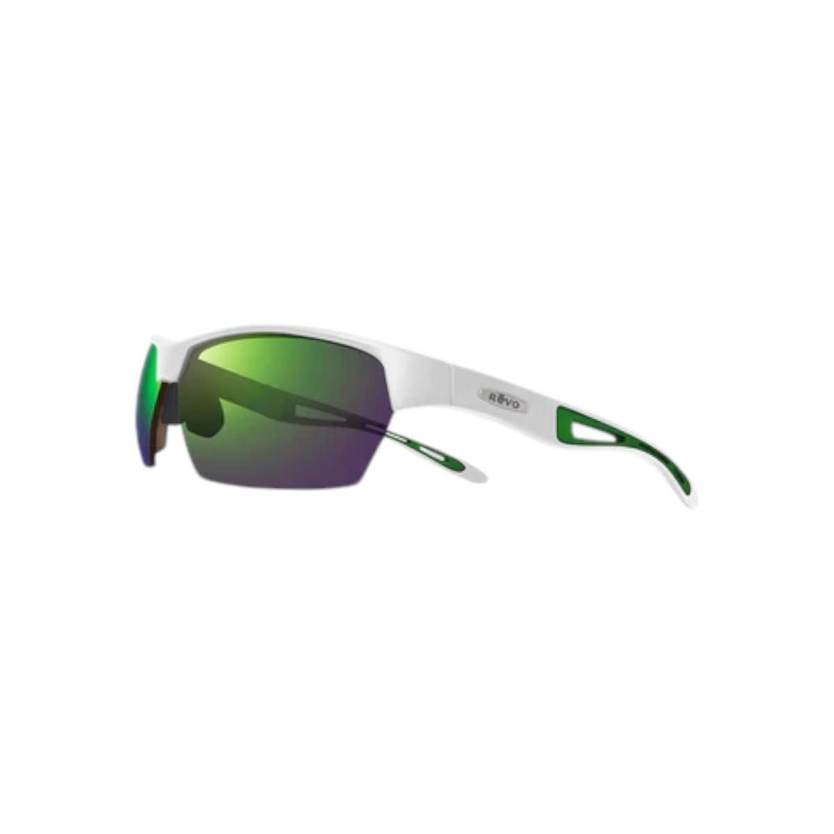 Revo Jett Polarized Matte White Frame with Evergreen 68-10-130