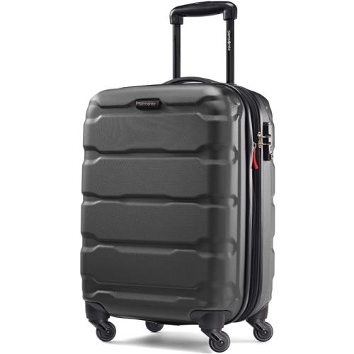 Samsonite Omni PC Hardside Expandable Luggage with Spinner Wheels Carry-on 20-Inch Red Black