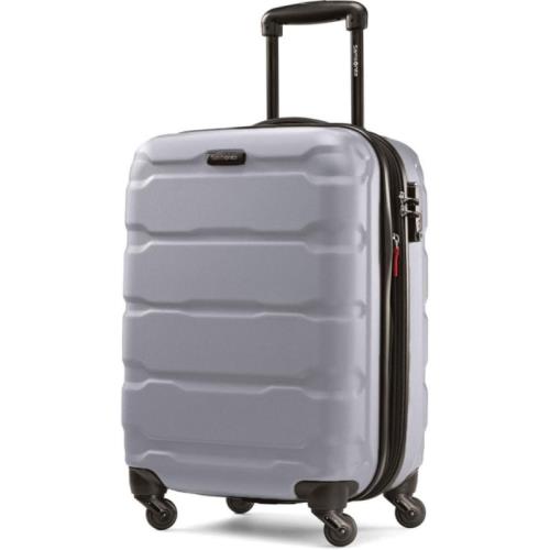 Samsonite Omni PC Hardside Expandable Luggage with Spinner Wheels Carry-on 20-Inch Red Platinum