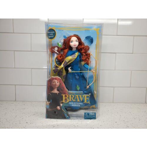 Disney/pixar Brave Gem Styling Princess Merida Doll W/bow Arrow Mattel