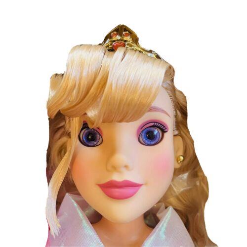 Disney Parks Exclusive Sleeping Beauty Aurora Tea 18 Doll + Wand Tiara