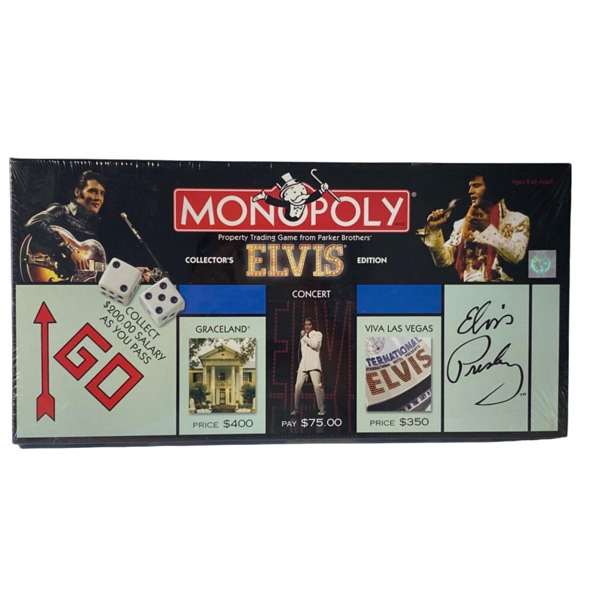 Monopoly Elvis Presley 25th Anniversary Hasbro Collector`s Edition Factory
