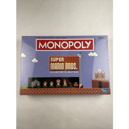 Monopoly Super Mario Bros Collectors Edition 1985 Nes Style Board Game