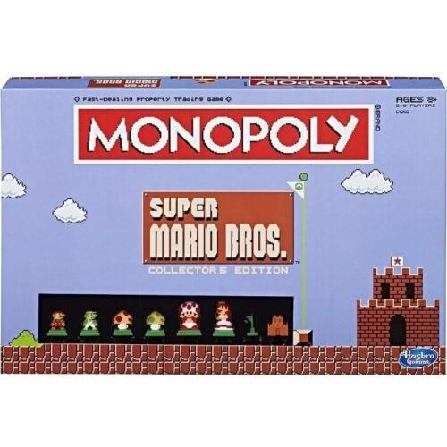Monopoly Super Mario Bros Collectors Edition 1985 Nes Style Board Game