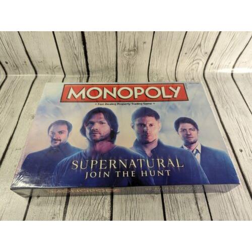 Monopoly Supernatural Join The Hunt Game WB 2015 Hasbro Usaopoly