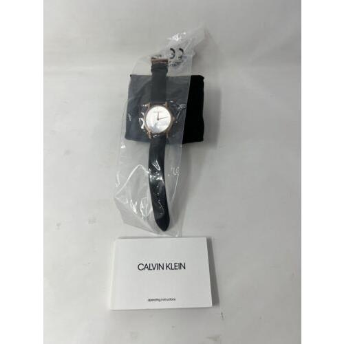 Calvin Klein Established Damenuhr K9H2Y6C6 Swiss Made Ros Gold Ships From Usa