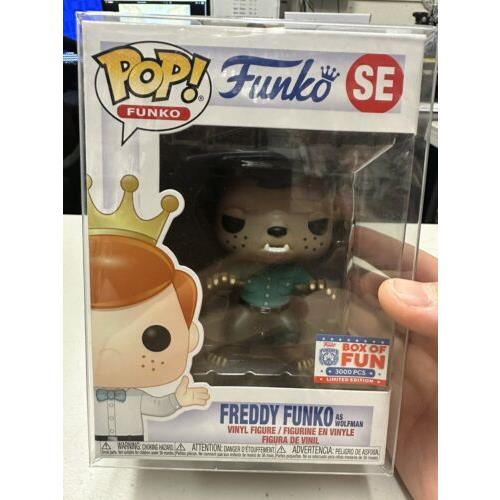 Funko Pop SE - Freddy Funko As Wolfman LE3000 Pcs Box Of Fun 2021