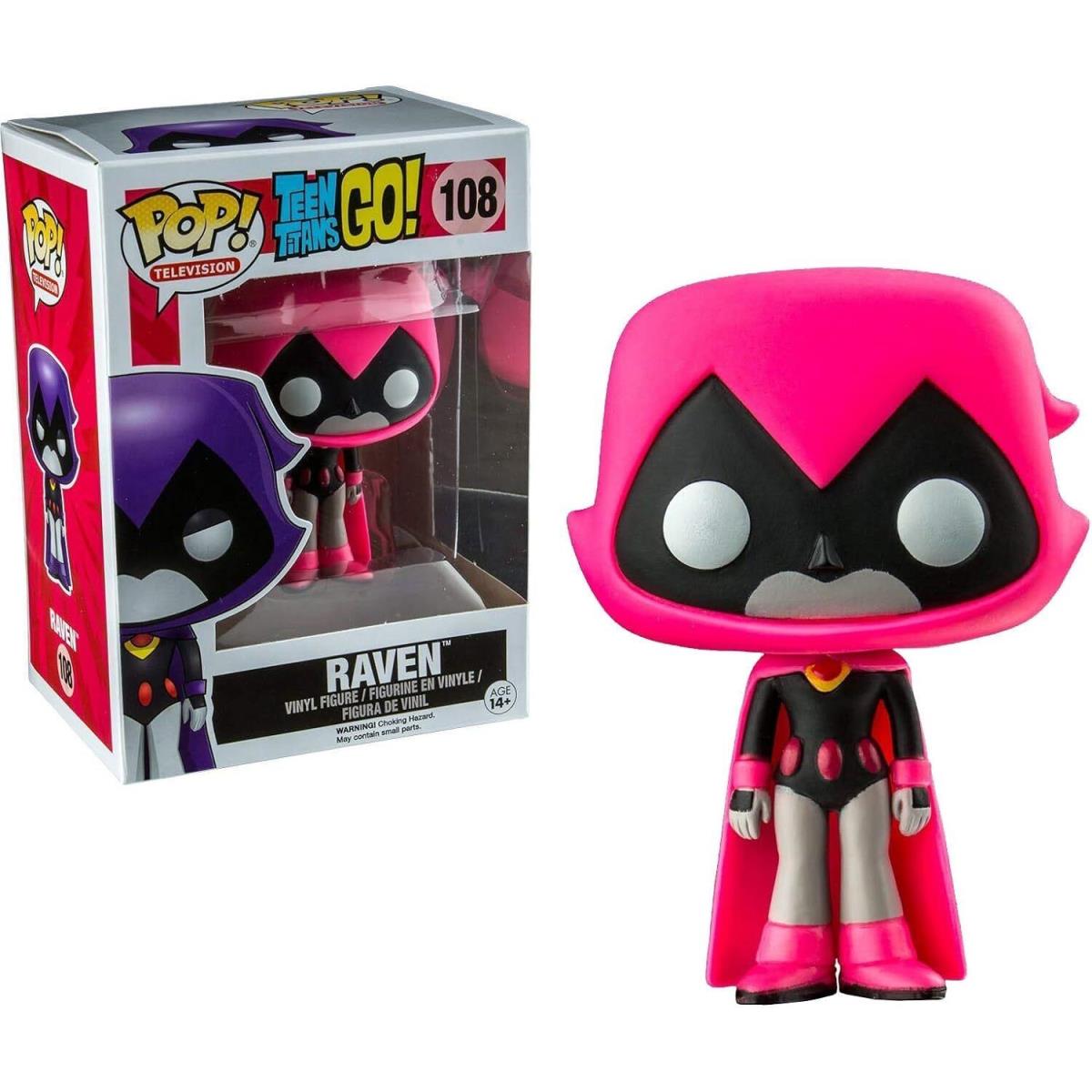 Funko Pop Television Teen Titans Go Pink Raven Toys R Us Exclusive