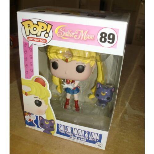 Funko Pop Sailor Moon Luna Glitter Go Exclusive Animation Vinyl Figure