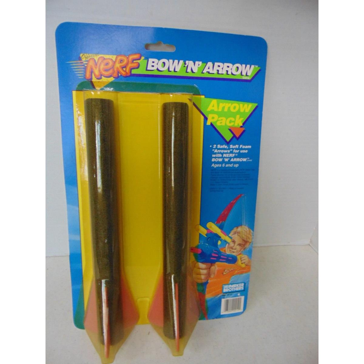 Vintage 1991 Nerf Arrow Pack For Bow N Arrow Parker Brothers