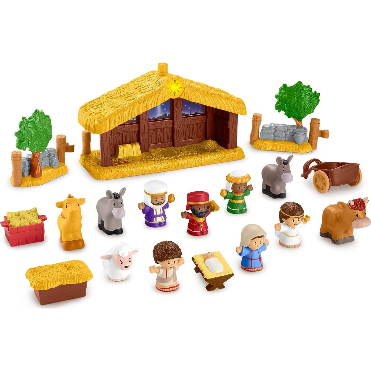 Fisher-price Little People Toddler Toy Nativity Set with Music Lights