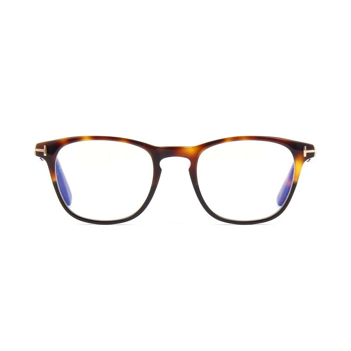 Tom Ford FT 5625-B Blue Block Dark Havana Grey 055 Eyeglasses