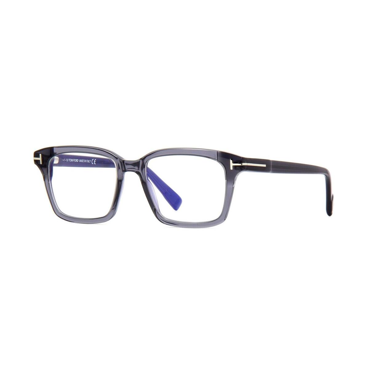 Tom Ford FT 5661-B Blue Block Grey Crystal 020 Eyeglasses