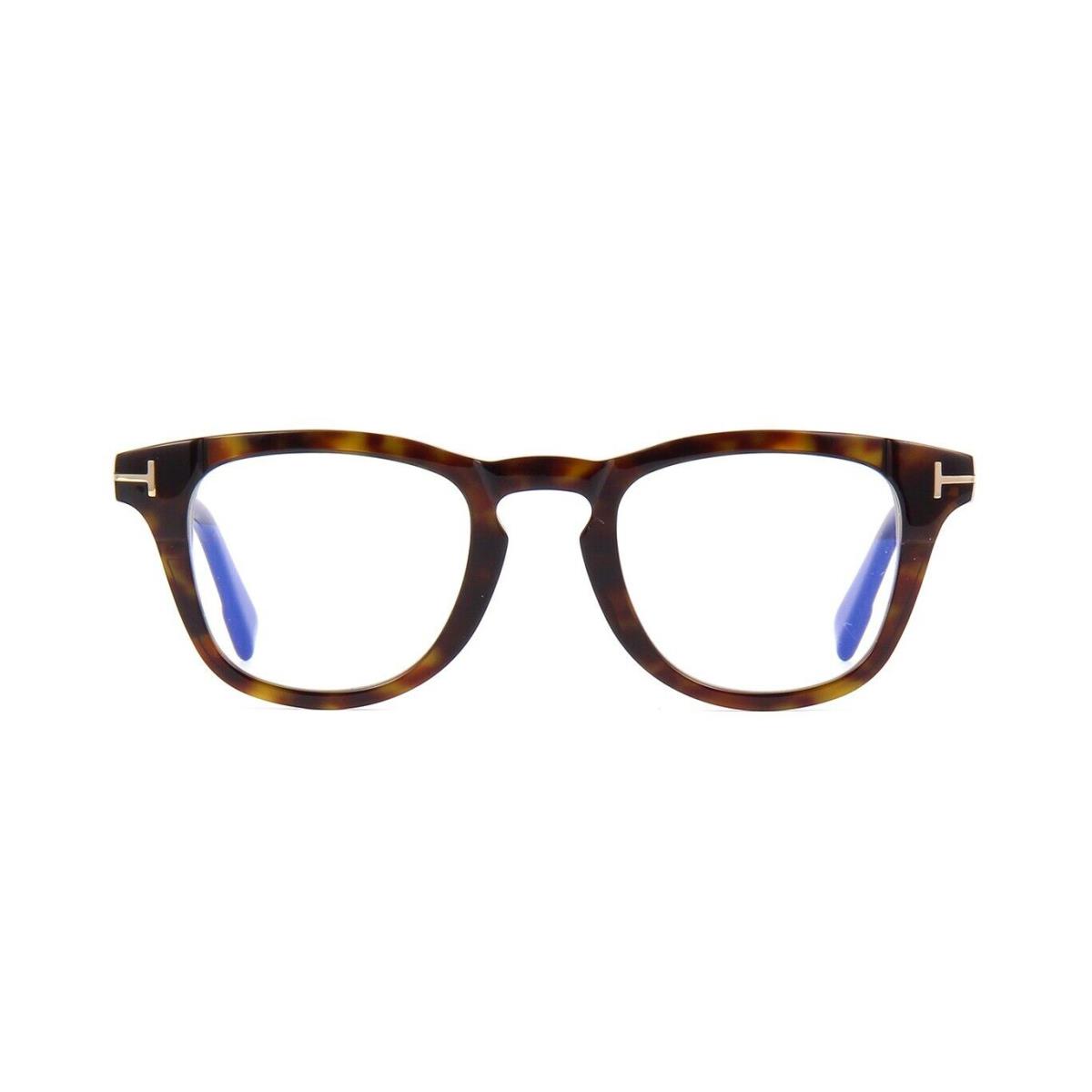 Tom Ford FT 5660-B Blue Block Dark Havana 052 Eyeglasses