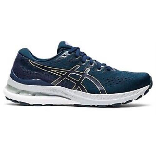 Asics Women`s Gel-kayano 28 Running Shoes French Blue/thunder Blue - 1012B047-40