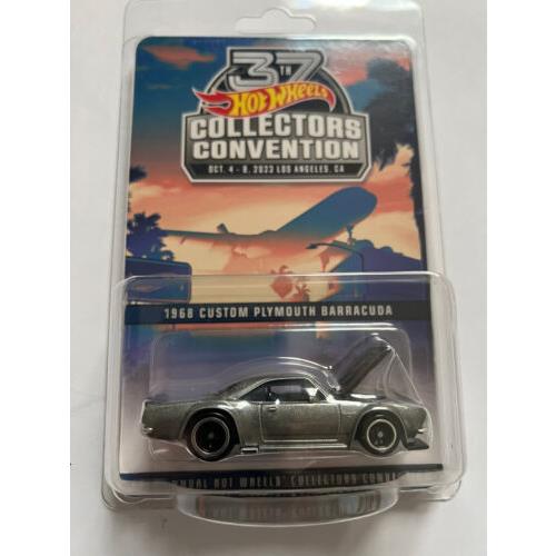 2023 Hot Wheels LA Convention Phil Dinner 1968 Plymouth Barracuda Limit to 4000