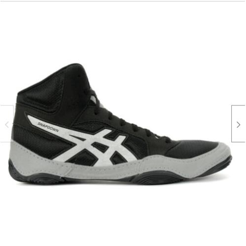 Asics Men`s Snapdown 2 Black/silver Wrestling Shoes Sneaker Sz 7.5 J703Y.001