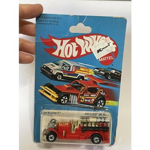 Hot Wheels 1980 No 1695 Old Number 5 Fire Engine