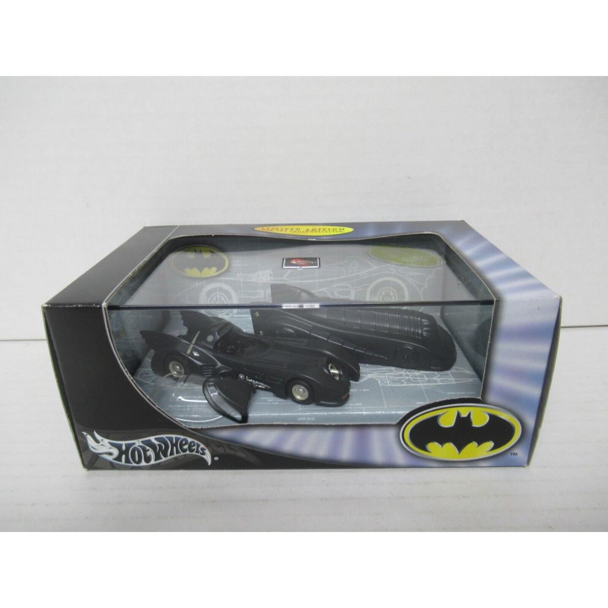 2004 Hot Wheels Batman Batmobile Limited Edition 2 Pack