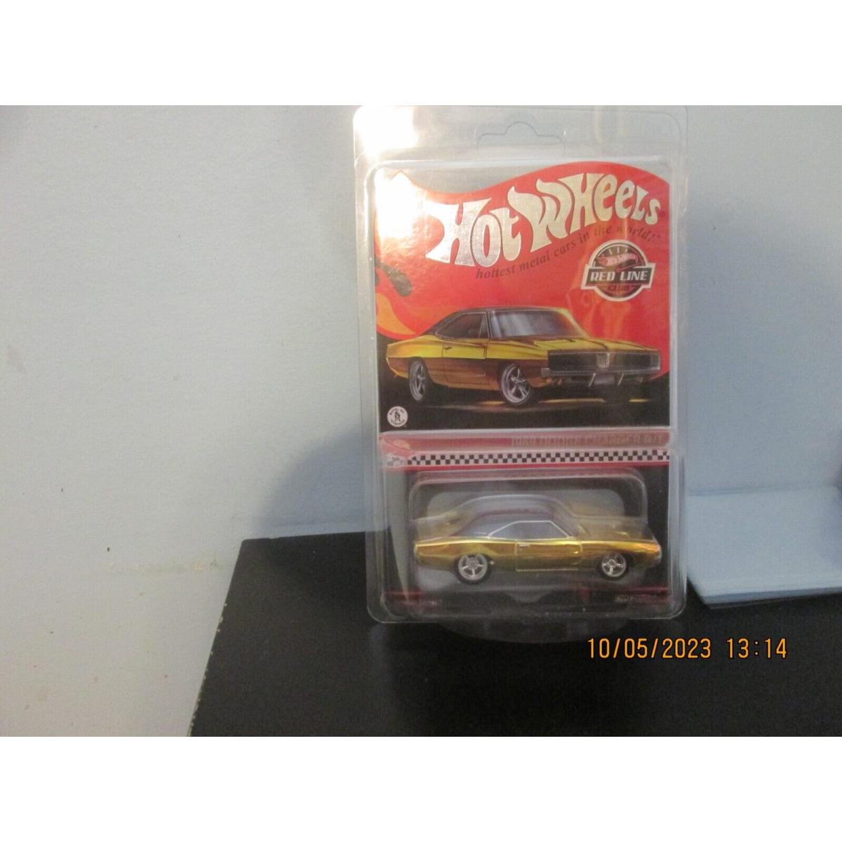 2023 Hot Wheels Redline Club 1969 Dodge Charger R/t Yellow Spectraflame