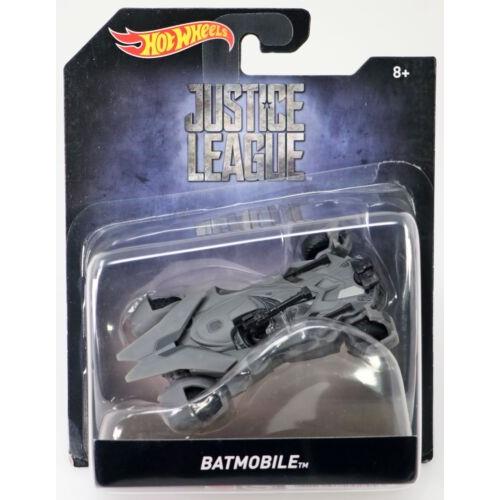 Hot Wheels Batman Justice League Batmobile Car FHF41 Nrfp 2017 Gray 1:50