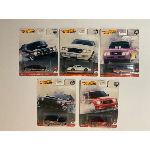 Power Trip Complete Set Of 5 Hot Wheels Car Culture 1:64 Scale