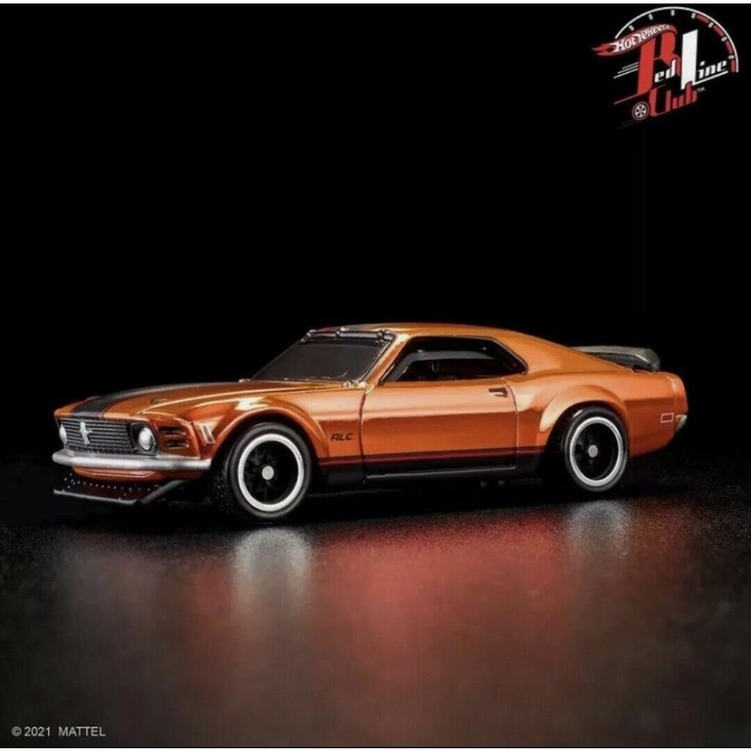 2021 Hot Wheels Rlc Exclusive 70 Mustang Boss 302 Red Line Limited - IN Hand