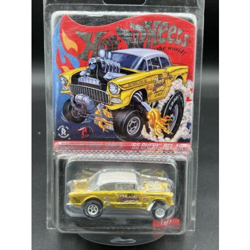 2019 Hot Wheels Gold 55 Chevy Bel Air Gasser Selections Redline Club