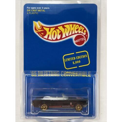 1995 Hot Wheels 65 Mustang Convertible Seattle Toy Show Exclusive Only 8000 Made