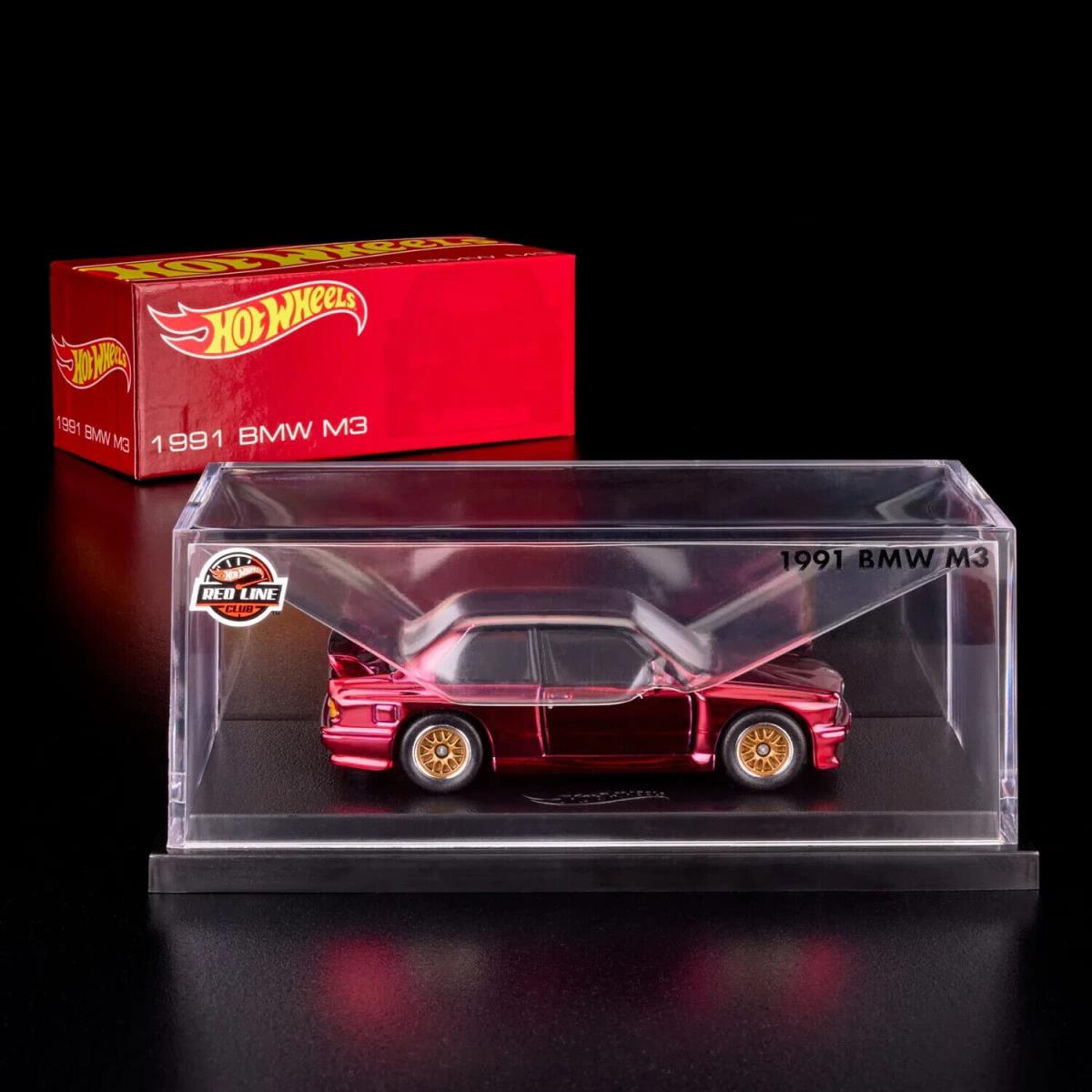 1:64 Hot Wheels Limited Edition 2023 Rlc 1990 Bmw M3 Exclusive Red
