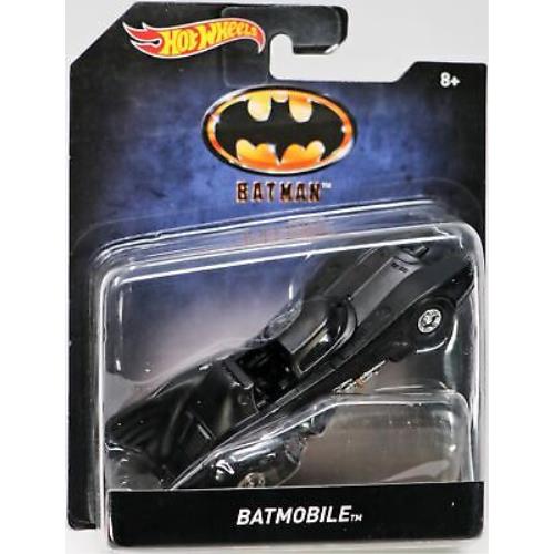 Hot Wheels Batman Batmobile DKL28 Never Removed From Pack 2015 Black 1:50