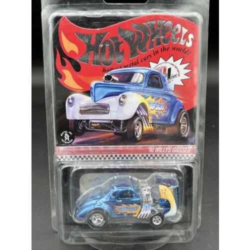 2020 Hot Wheels Rlc Selections Wild Blue 41 Willys Gasser Rrs