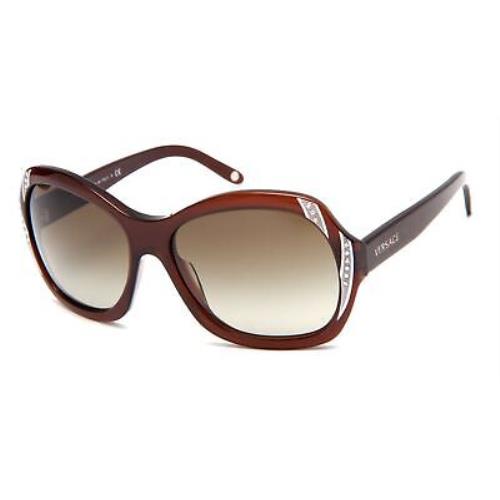 Versace Sunglasses VE4183B 101/13 60mm Brown / Brown Gradient Lens