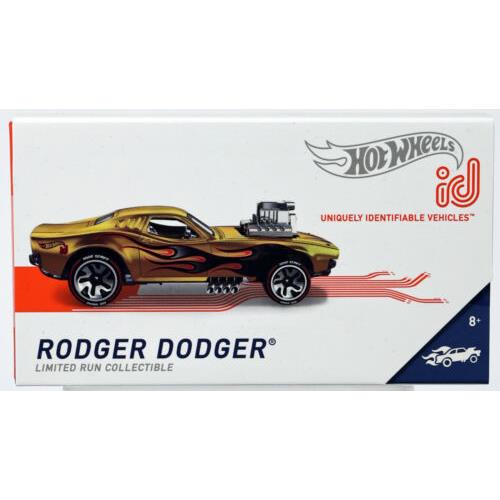 Hot Wheels ID Rodger Dodger Limited Run Collectible Car Series 2 GML39 Gold Htf