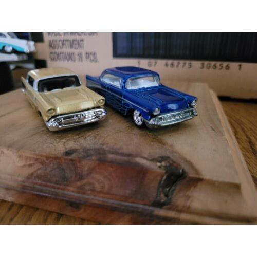 Hot Wheels Real Rider`s `57 Chevy`s