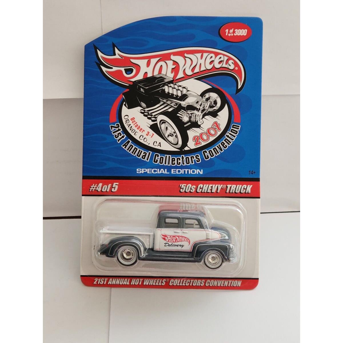 Hot Wheels 21st Annual Collectors Convention 50s Chevy Truck 1 of 3000 N76