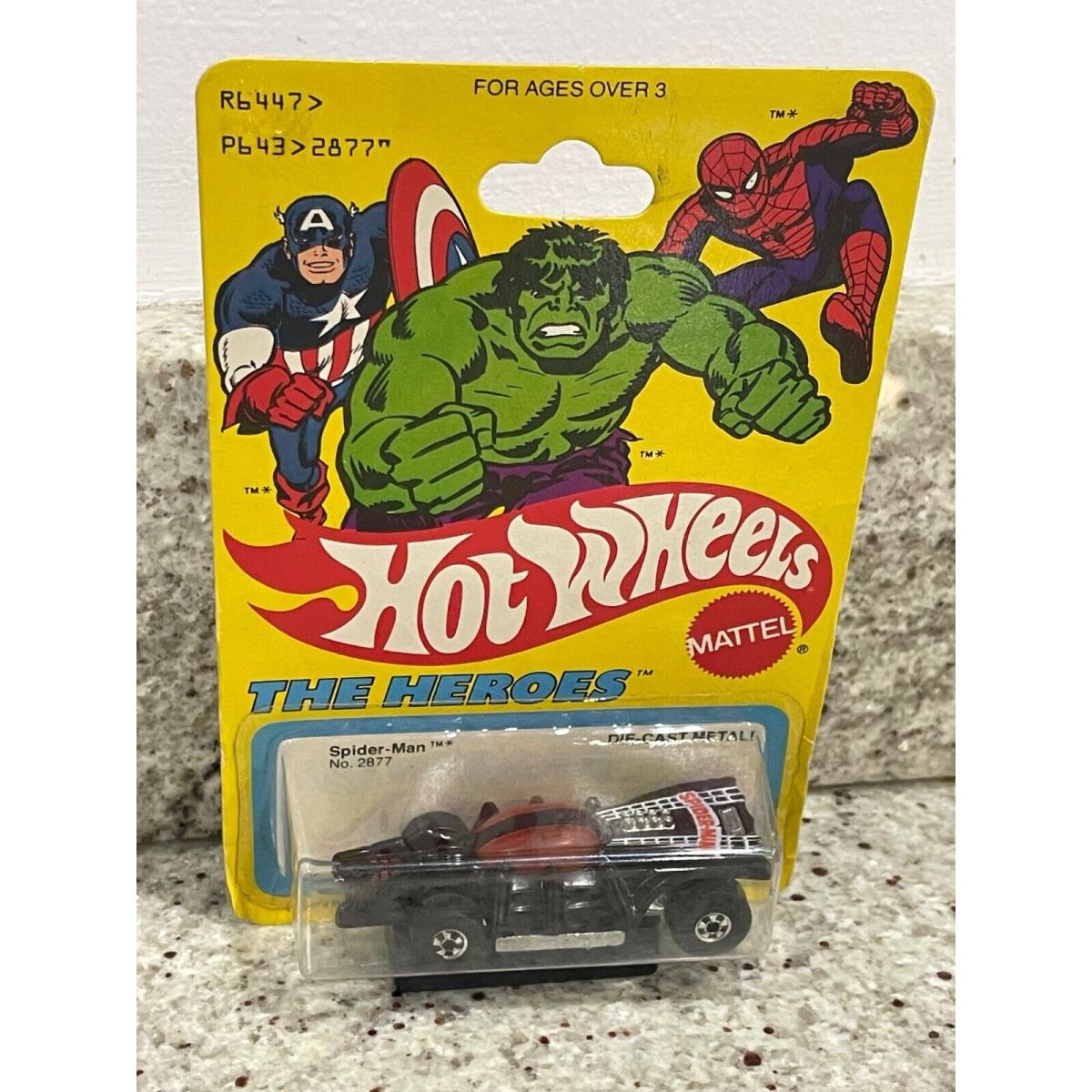Hot Wheels The Heroes Spider-man Mint on The Card