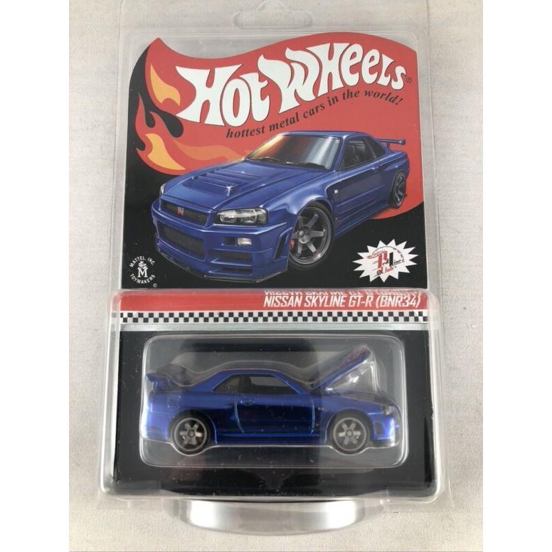 Rlc Hot Wheels Nissan Skyline Gt-r BNR34 Blue 7719/12 500