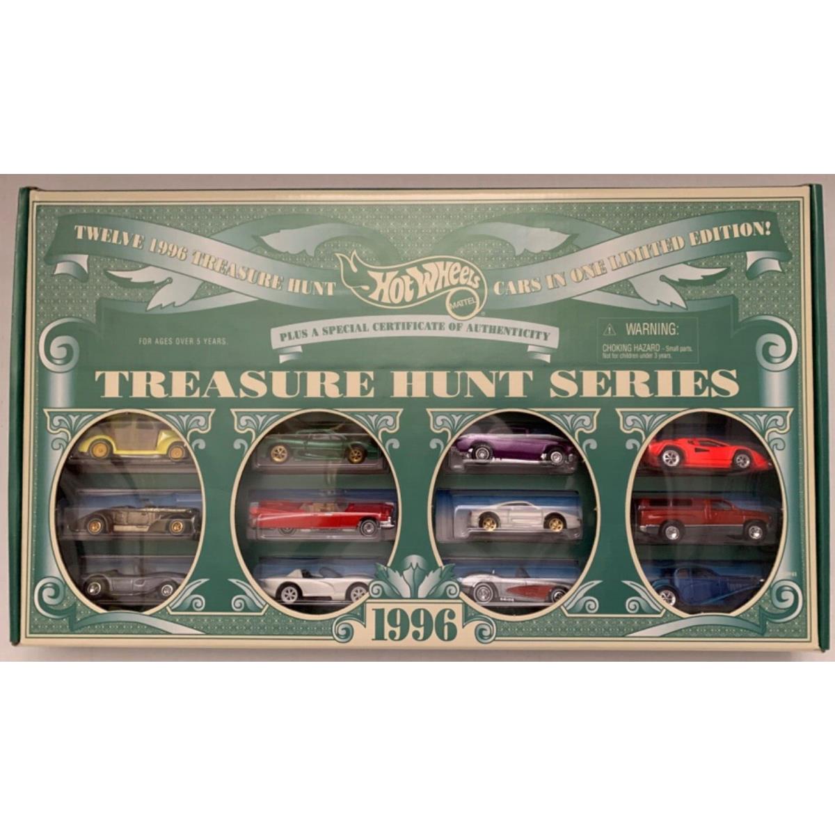 1996 Hot Wheels Treasure Hunt Set Limited Edition 1 Of 5000