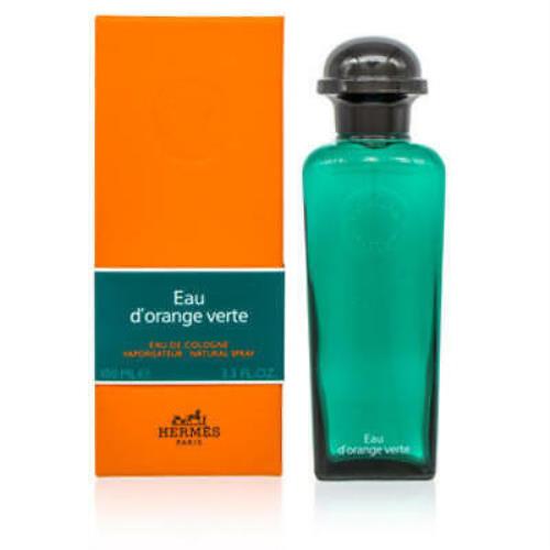 Hermes Eau D`orange Verte Eau de Cologne Spray 3.3 oz
