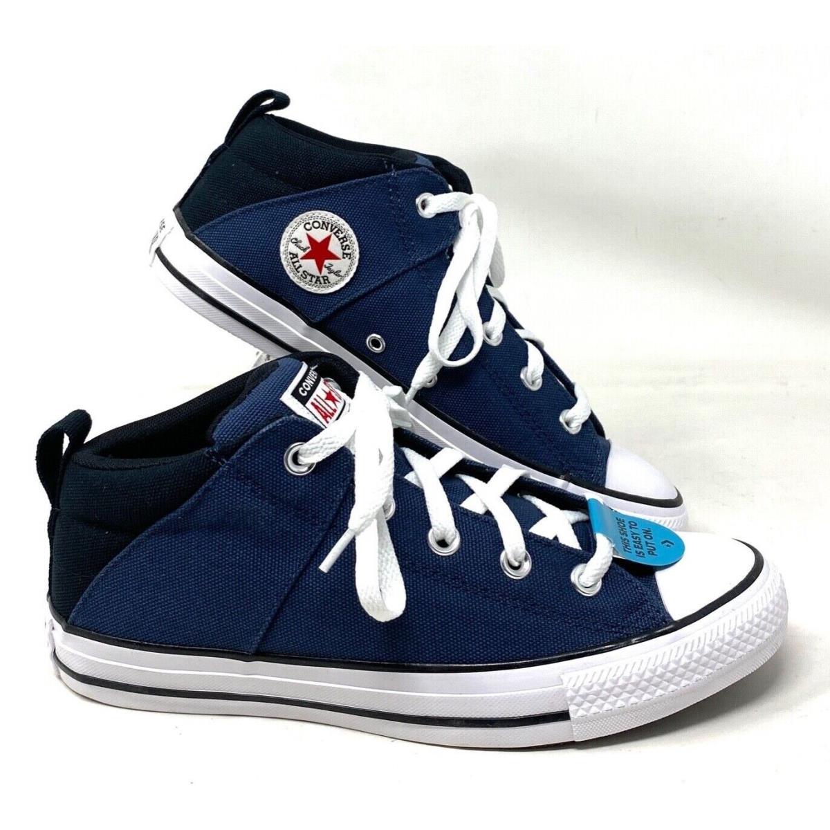 Converse Chuck Taylor Axel Sport Mid Navy Shoes Skate Kids Women Canvas A04785F