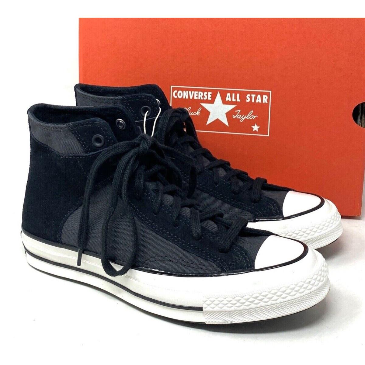Converse Chuck 70 High Men`s Shoes Suede Canvas Black Casual Sneakers A01785C