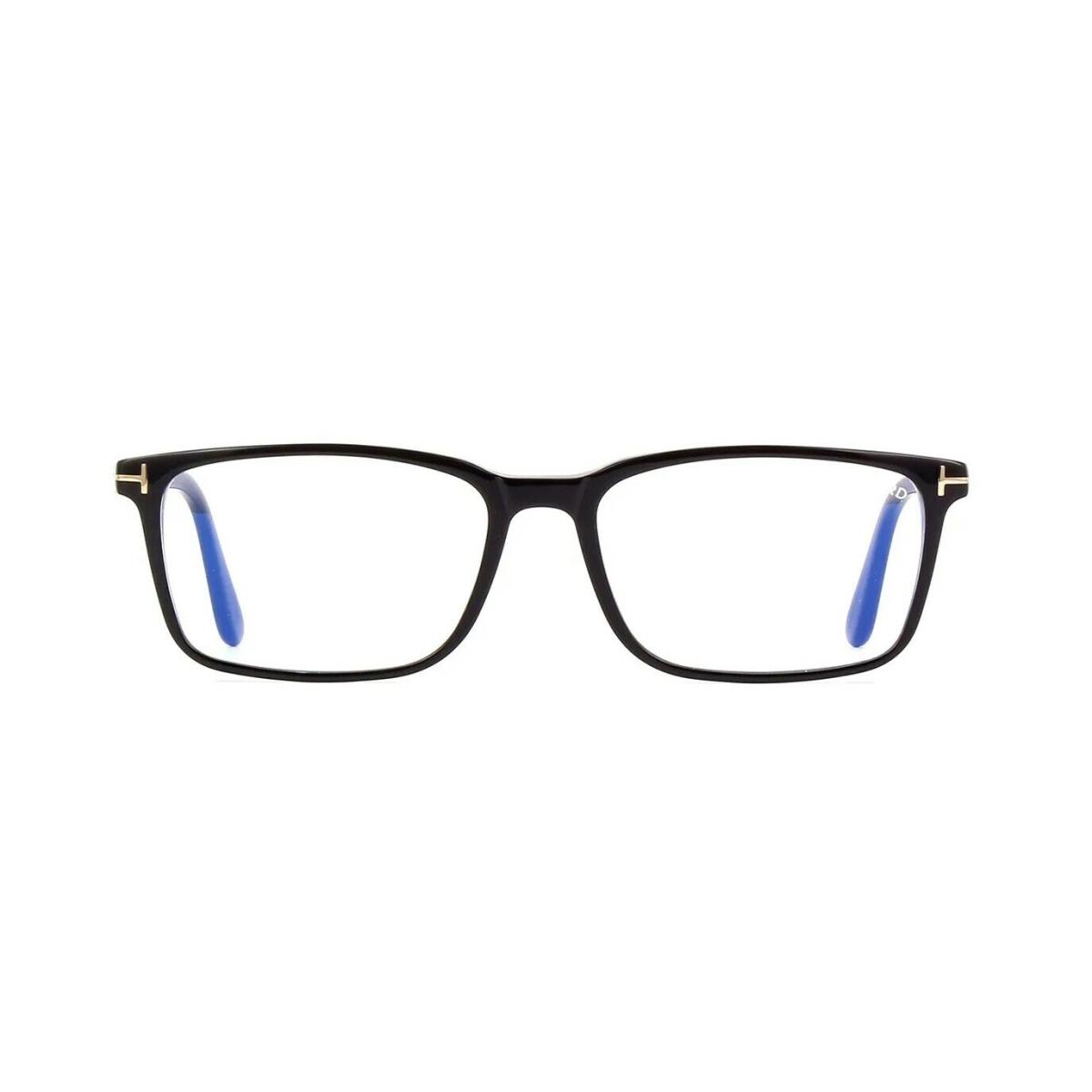 Tom Ford FT 5735-B Blue Block Shiny Black 001 Eyeglasses